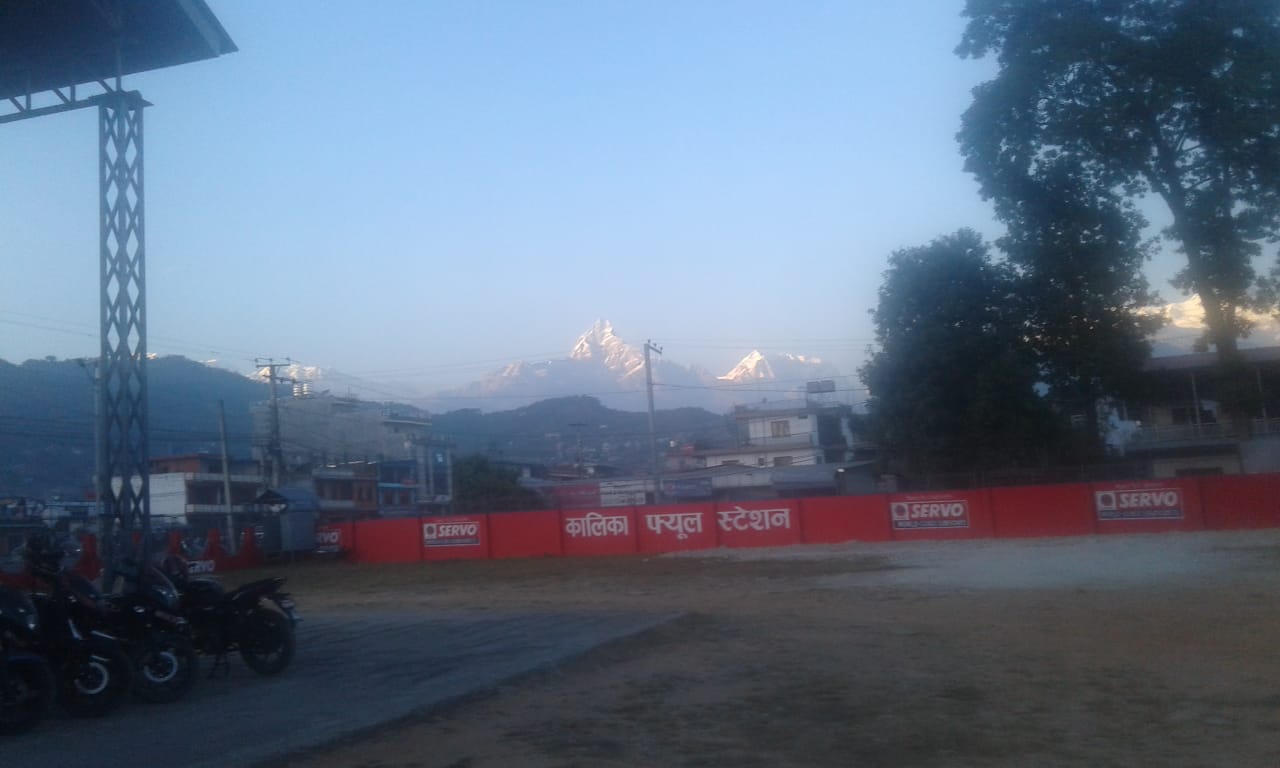 Evening Shows of Machhapuchhre Himal