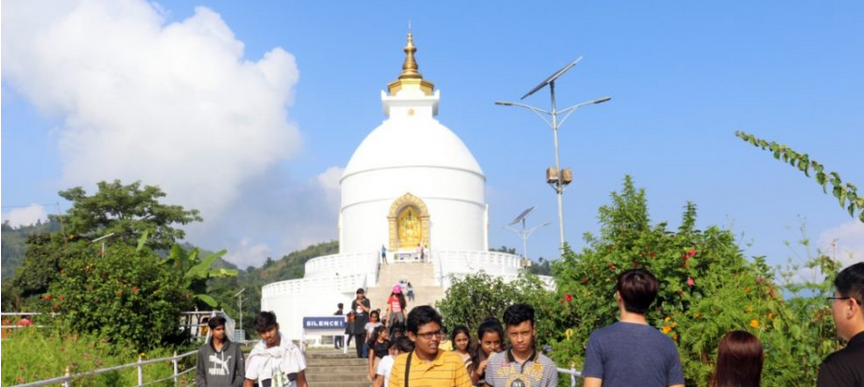 World Peace Stupa through Pumdikot