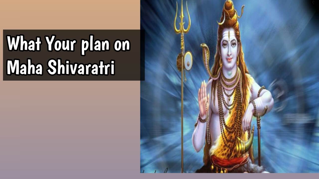 What your plan in Maha Shivaratri 2020