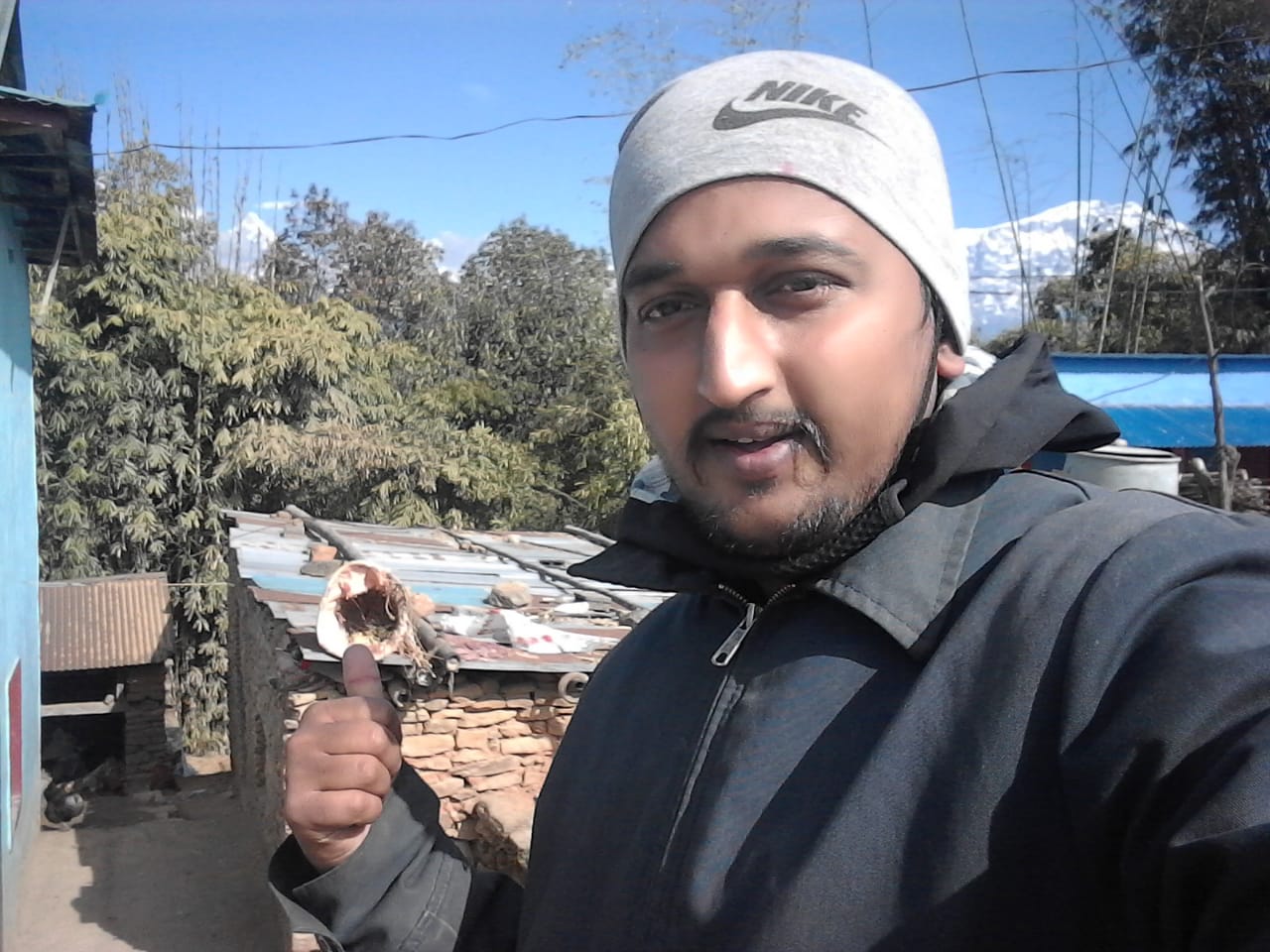 Visiting in Kalikathan place of Lekhnath