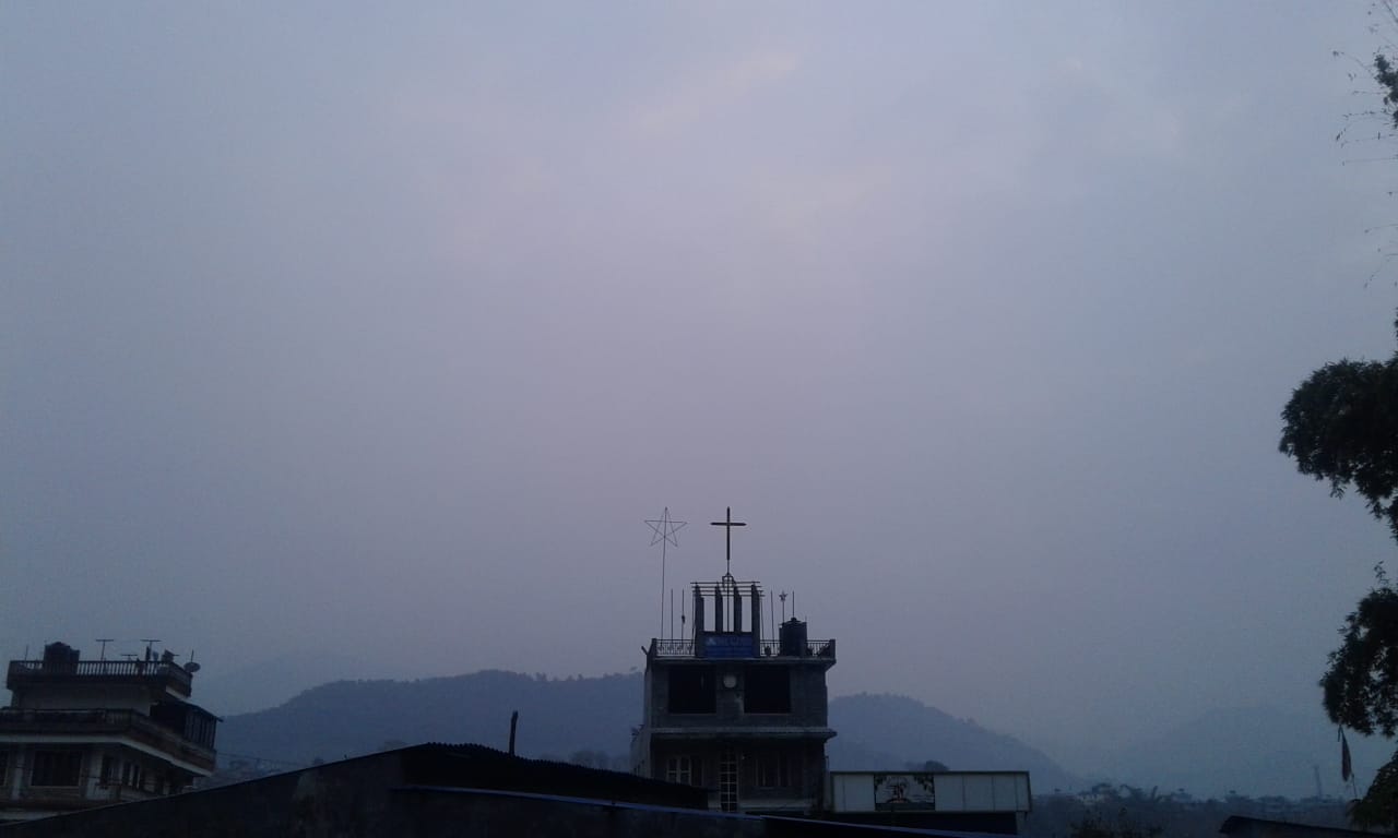 Whole day bad weather happen today