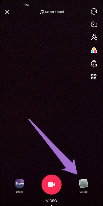 How to upload video in TikTok
