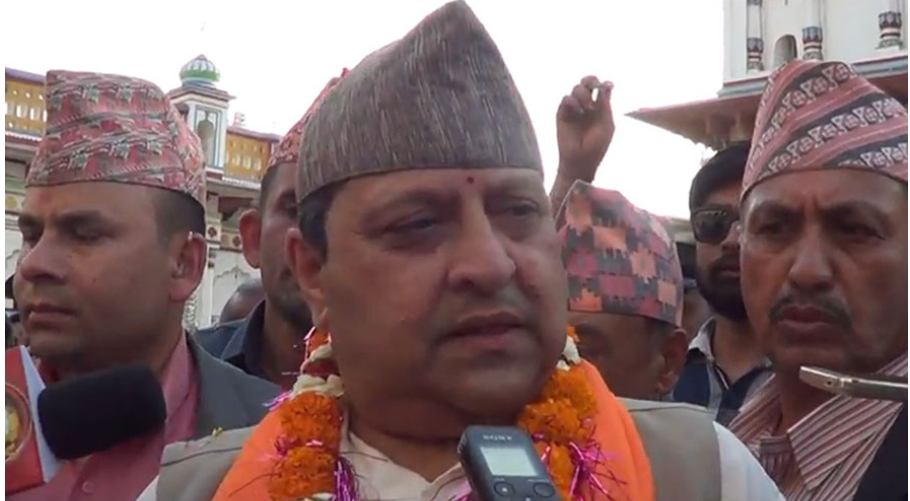 King Gyanendra got a vehicle pass coming to Kathmandu