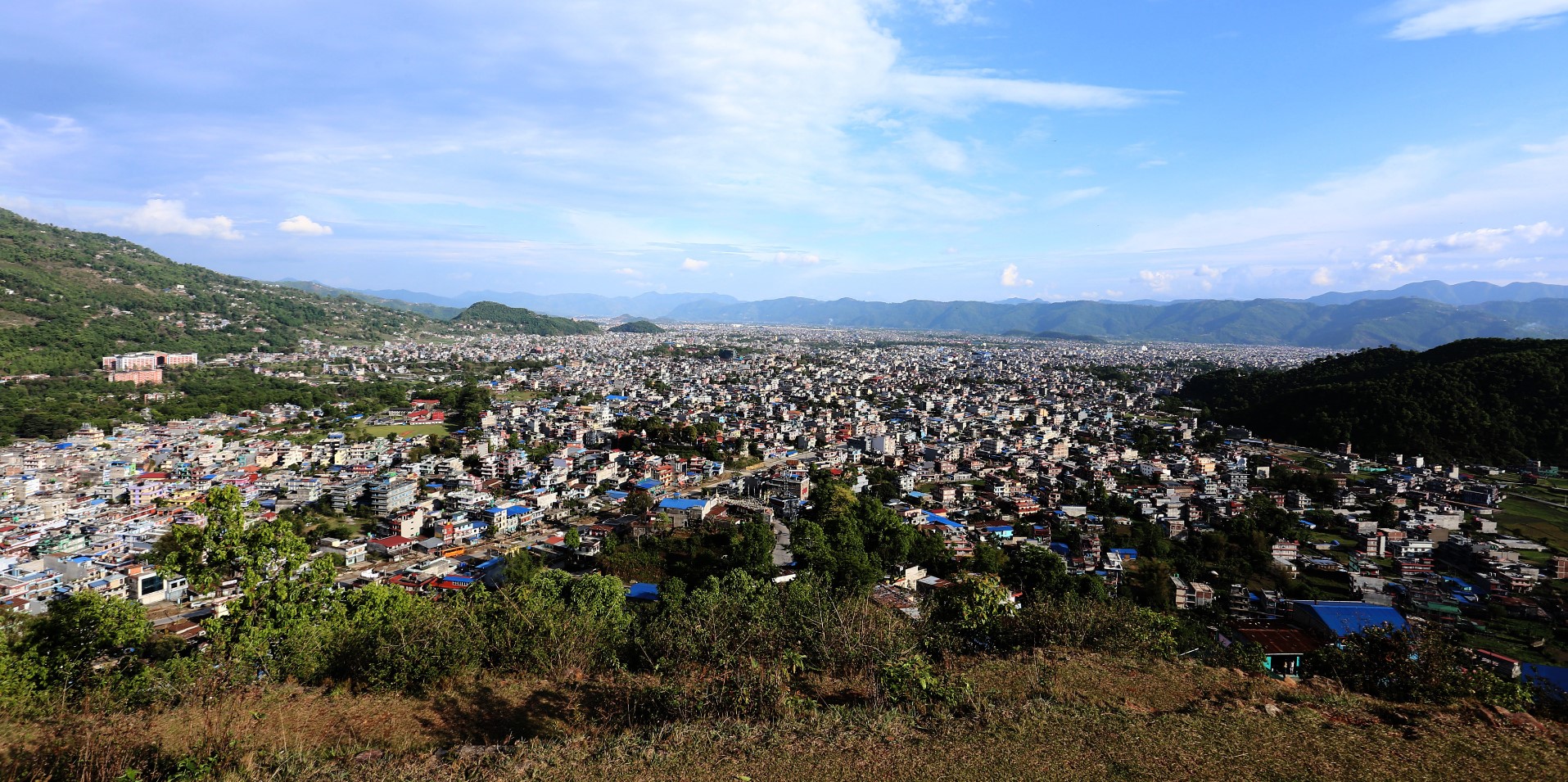 Beautiful view of Pokhara city