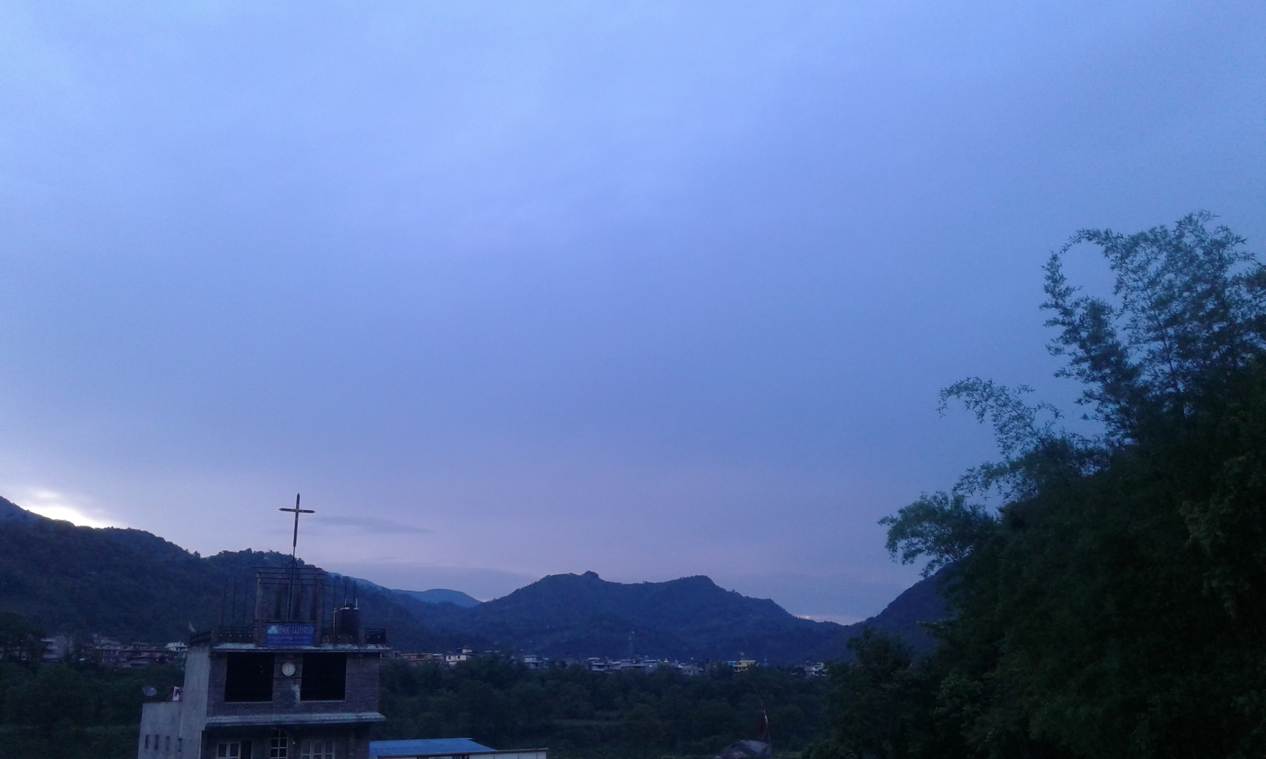 Weather Reaction Today Moring Pokhara