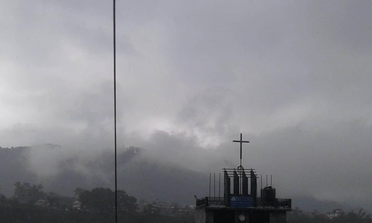Dark Cloudy Weather happens in Nepal