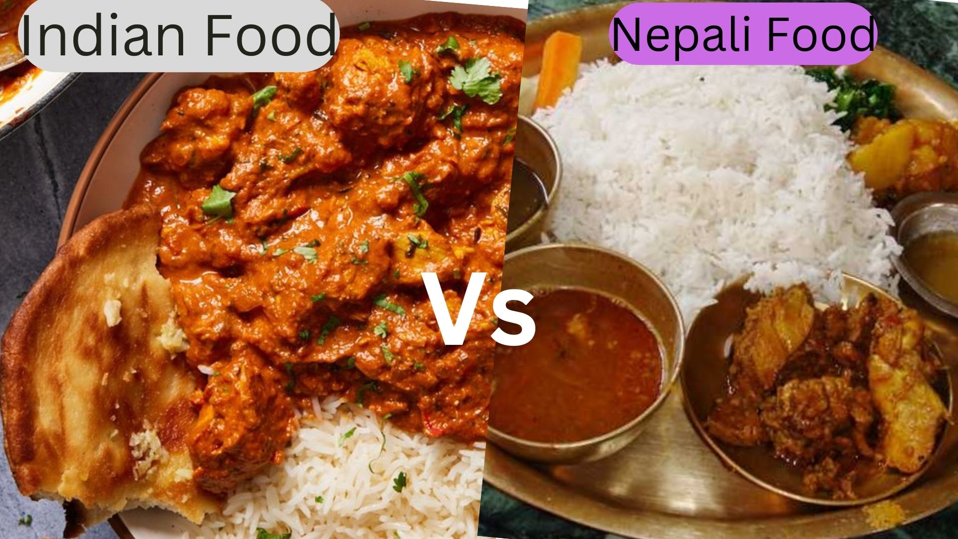How is Nepali food different from Indian food