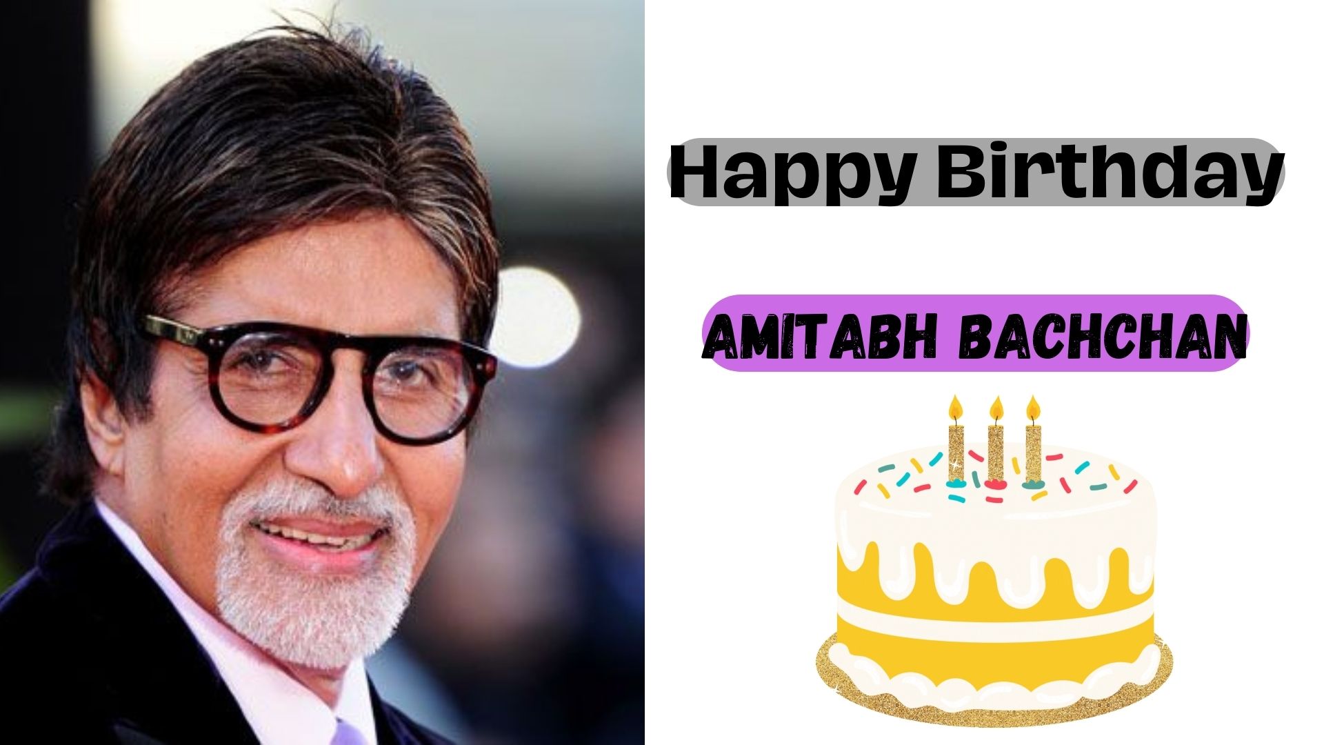 Happy Birthday Amitabh Bachchan