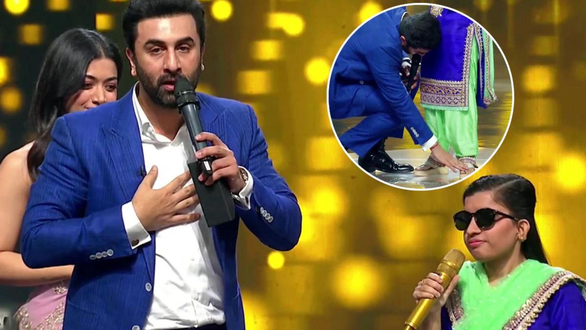 Ranbir Kapoor touched Menuka Poudel's feet