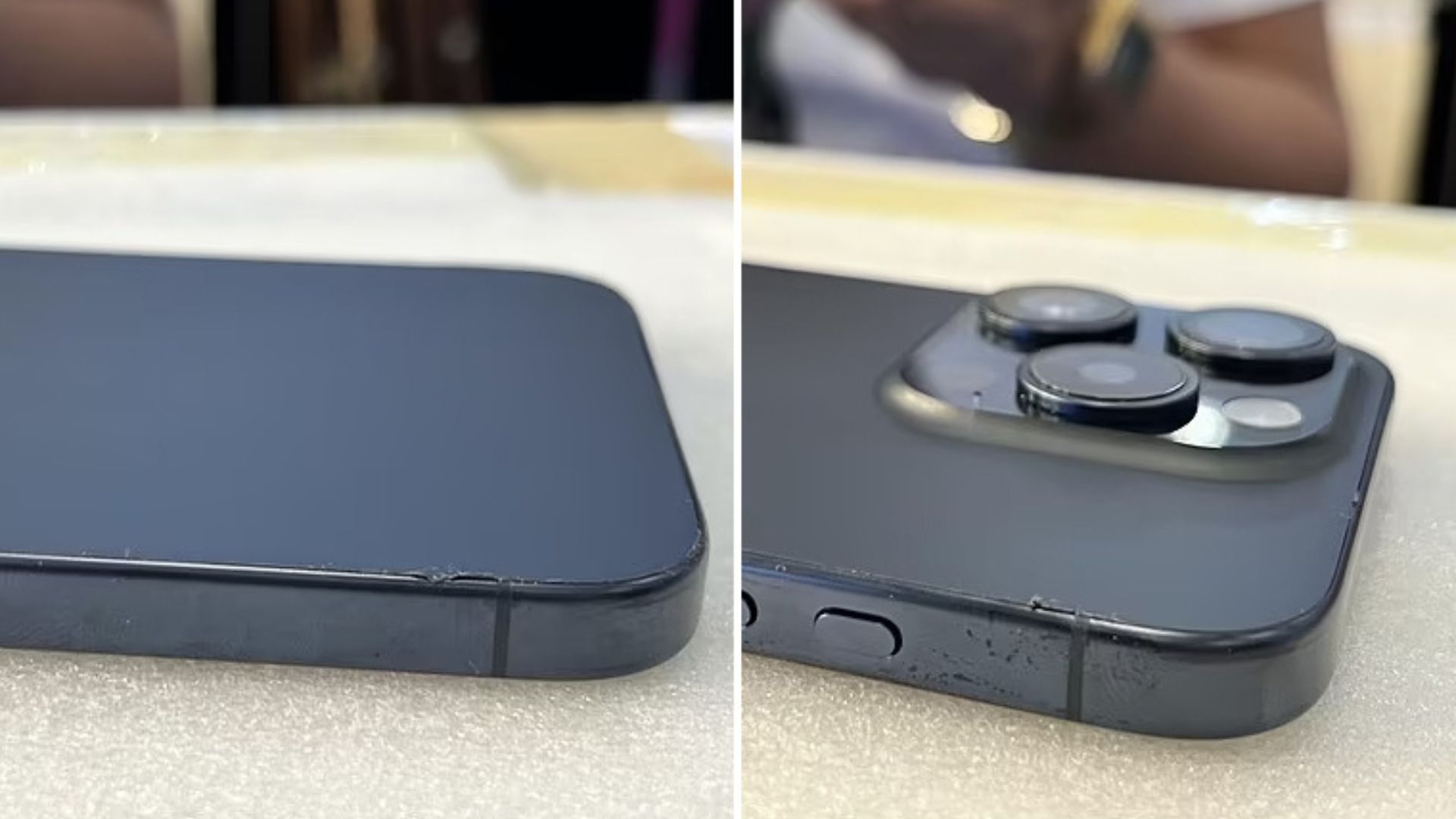After two months of purchase the iPhone 15's outer paper began to peel off