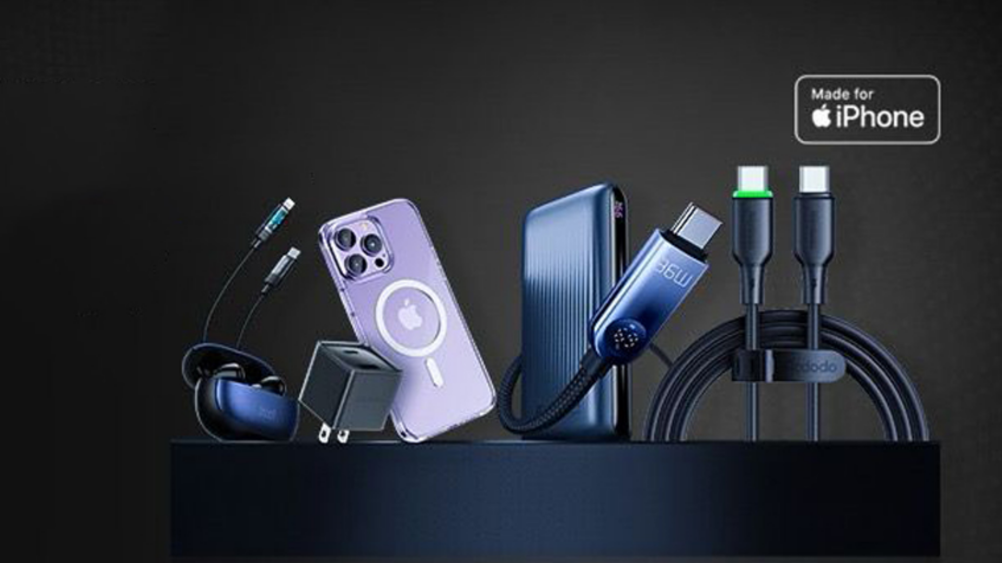 McDodo brand iPhone accessories in the Nepali market