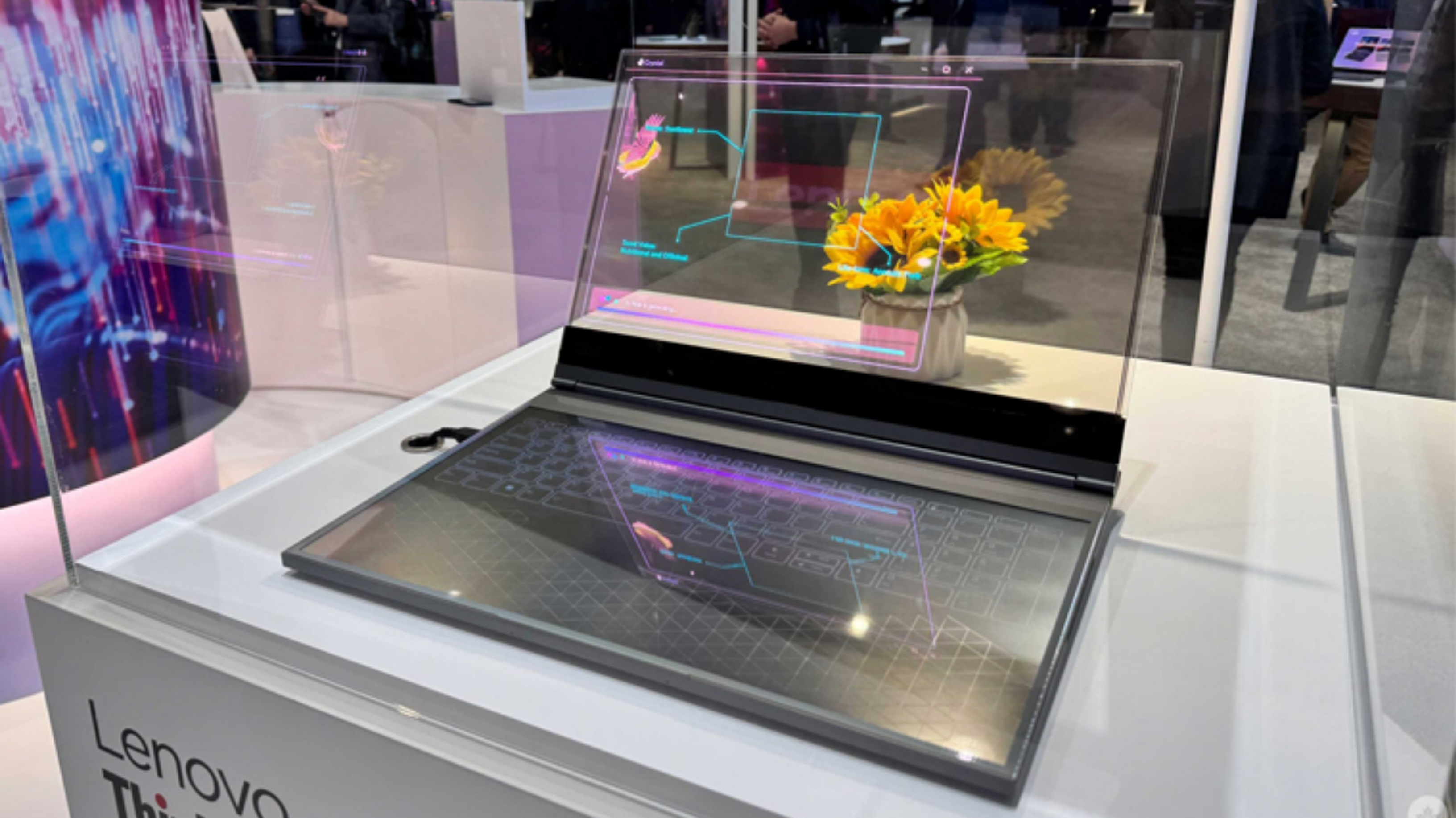 Lenovo has brought a transparent laptop that looks like a Warpar