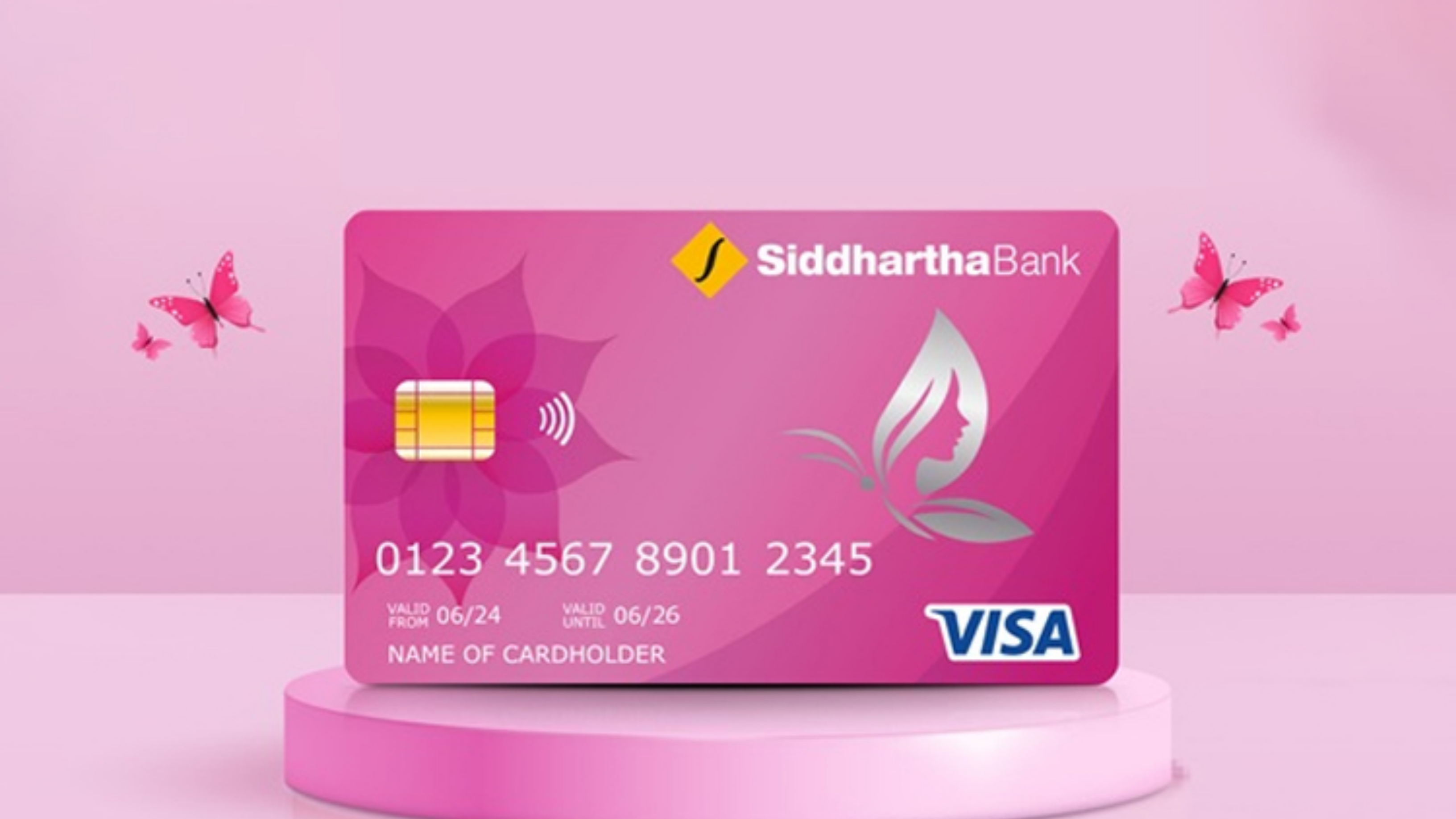 Siddharth Bank Introduced a Pink Debit Card for Female Customers