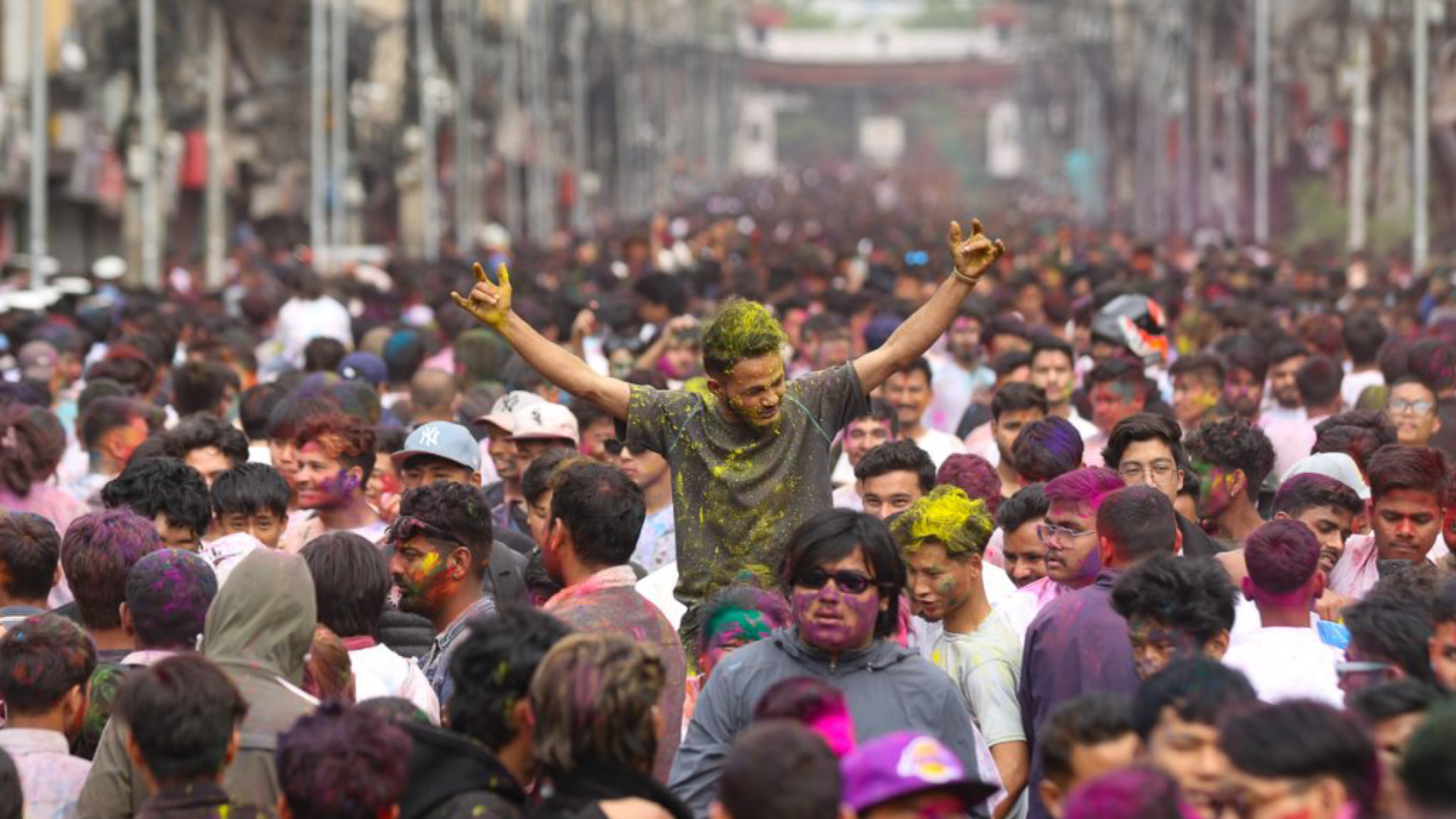 Holi Festival in Basantpur Nepal 2080