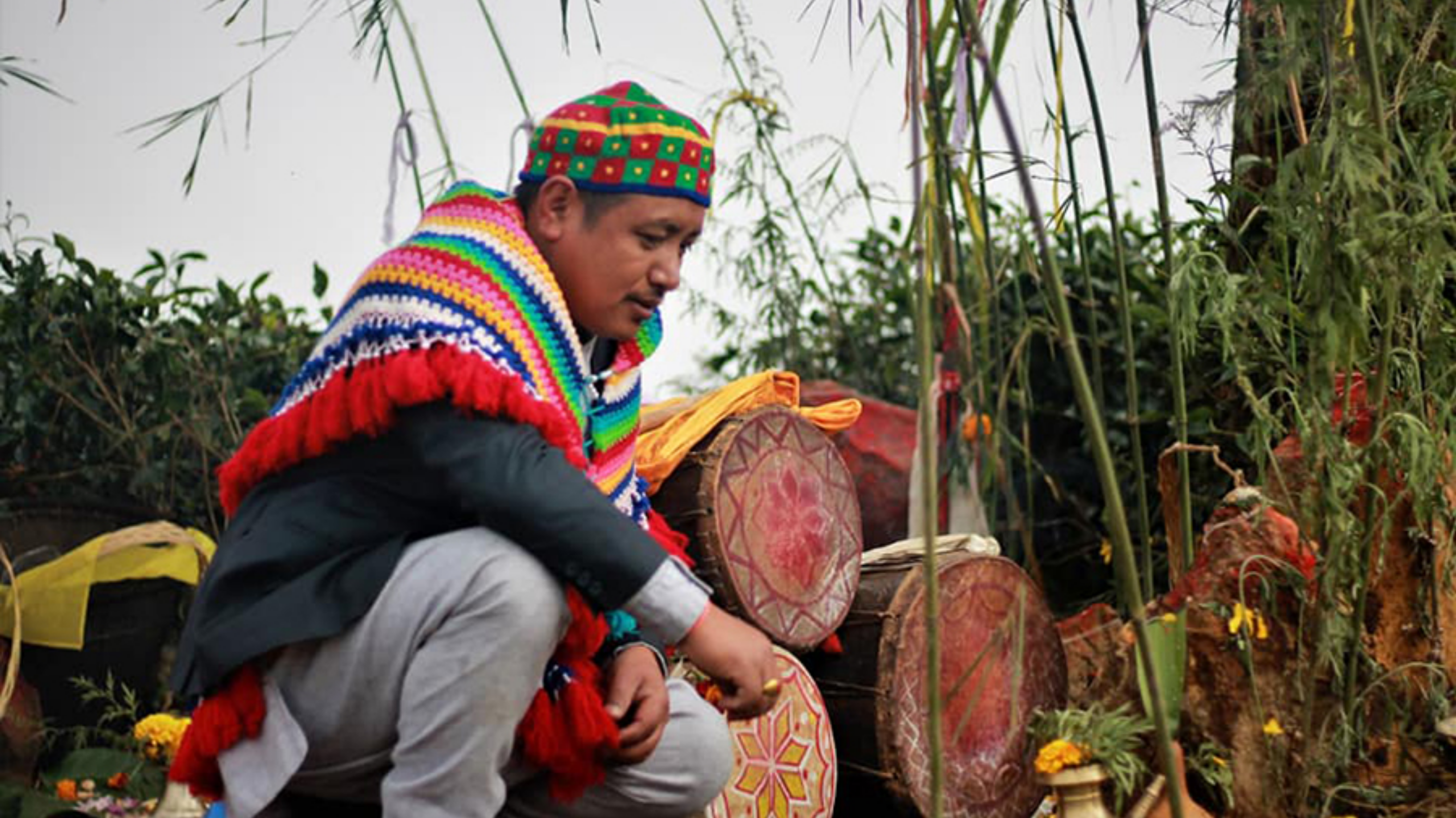 The Umbholi Festival is Being Celebrated by Worshiping at Bhumesthana