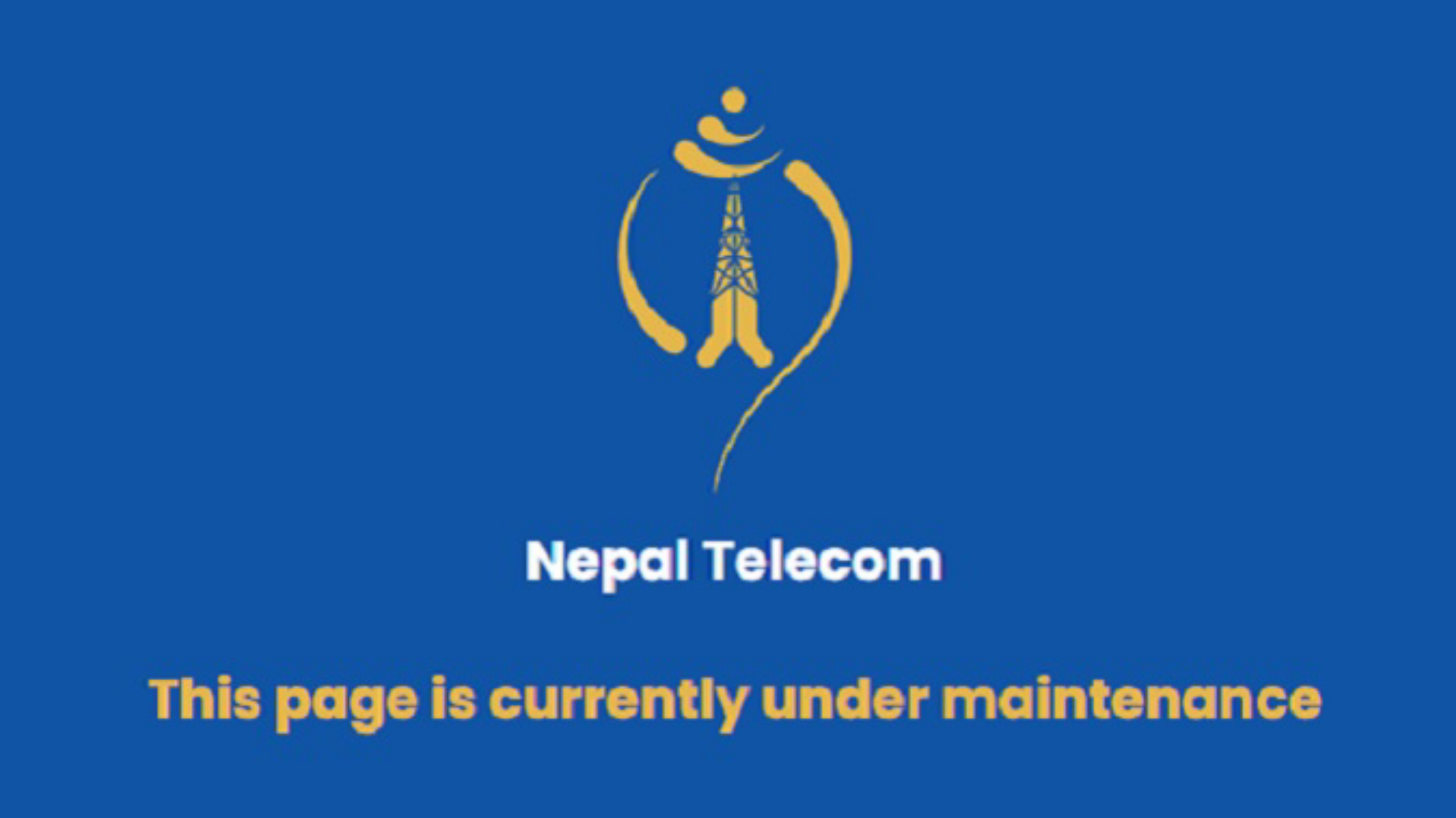 Nepal Telecom's Website Down Problem 