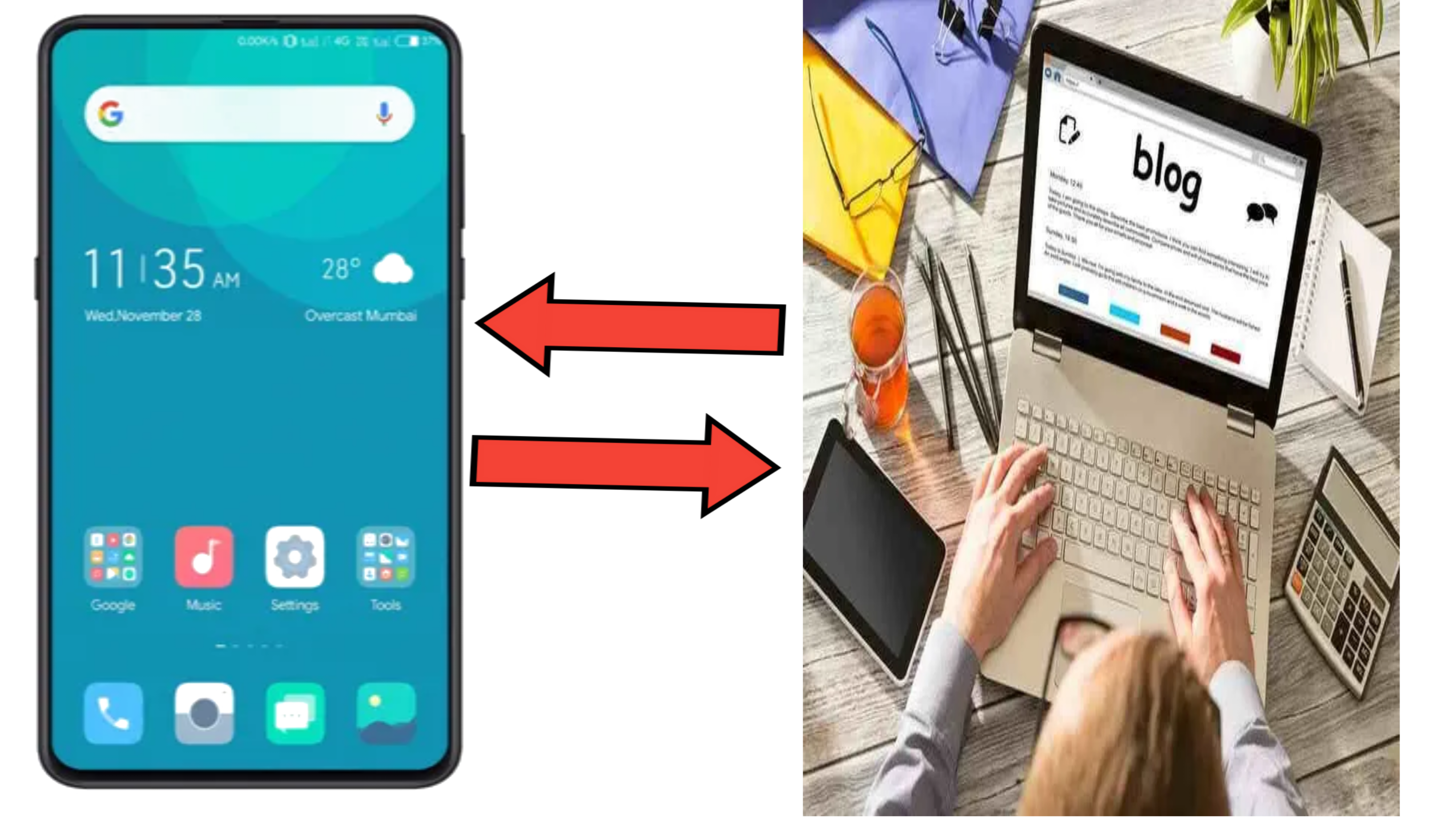 Why I Am Using An Android Phone For Blogging Websites