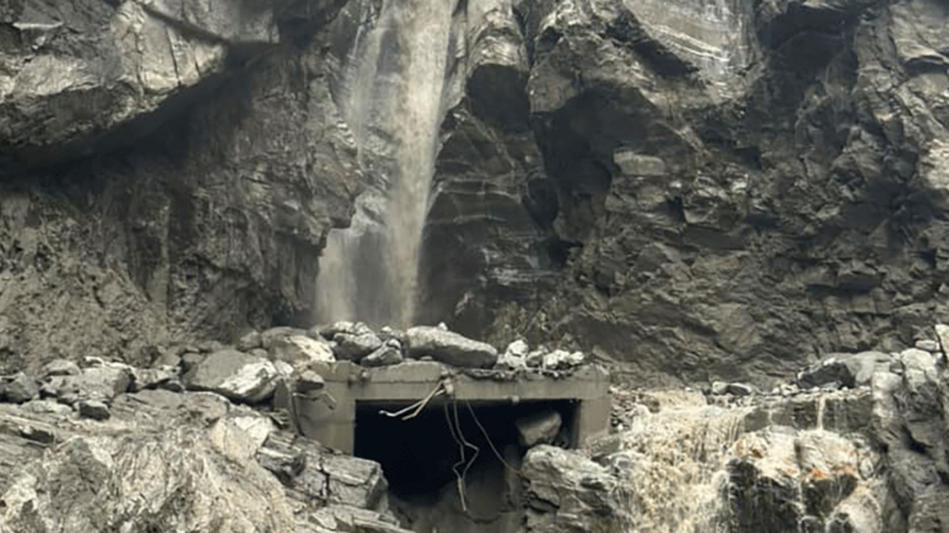 The Flood In Manang Swept Away The Timan River Bridge