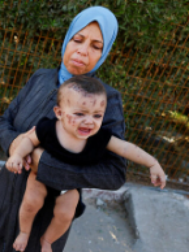 Israeli strikes on Gaza leave children without parents and parents without children