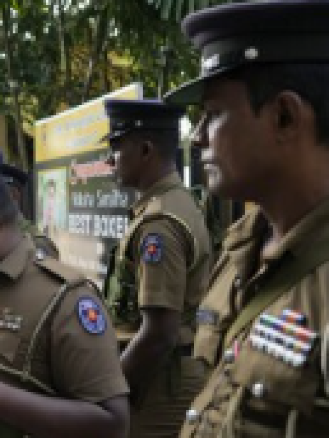 Sri Lankans vote in a presidential election