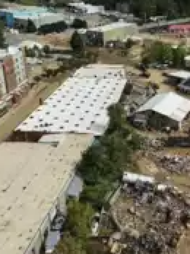 Lines for fresh water, communities cut off
