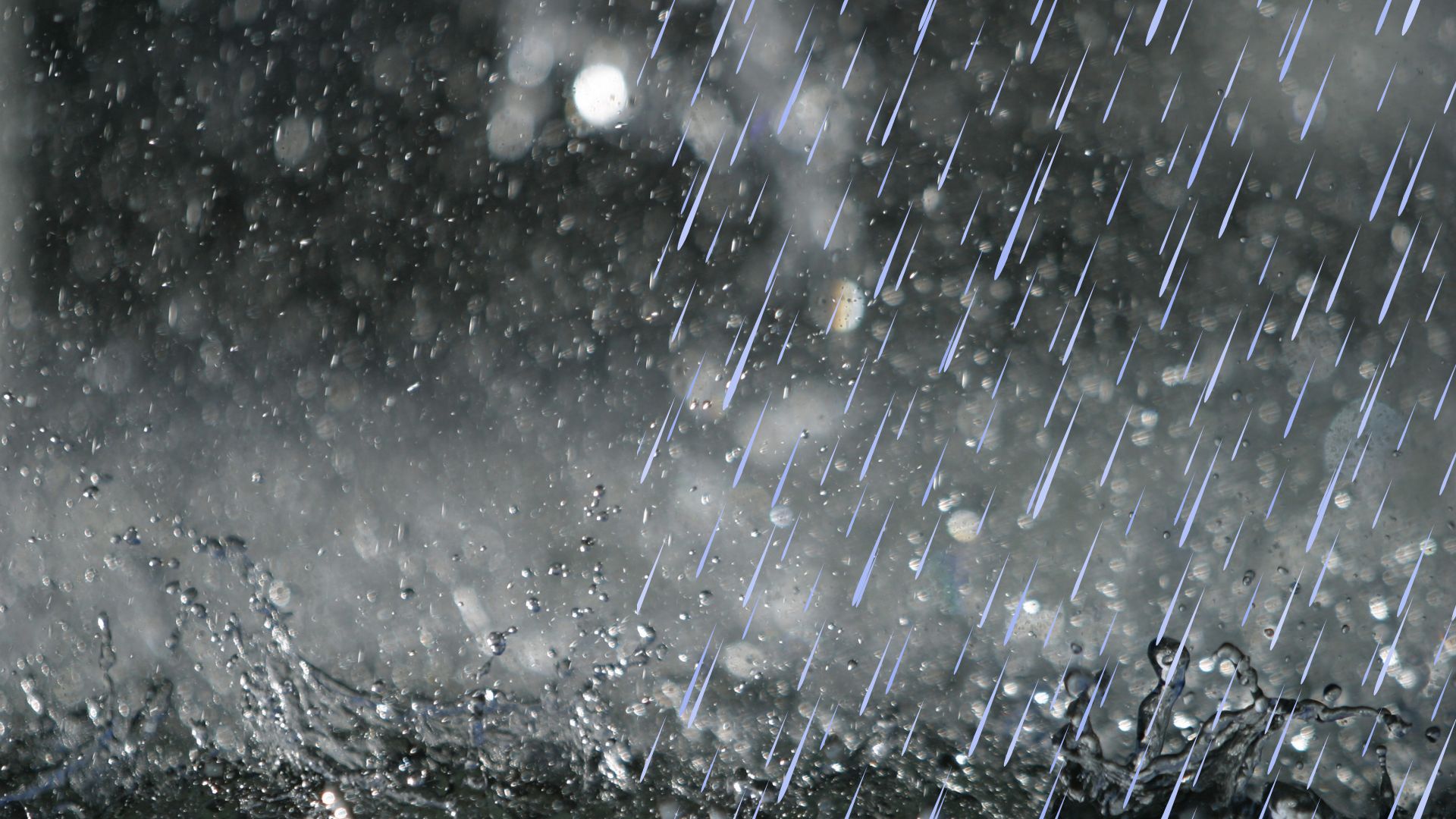 Recently Rained Heavily In Pokhara Today