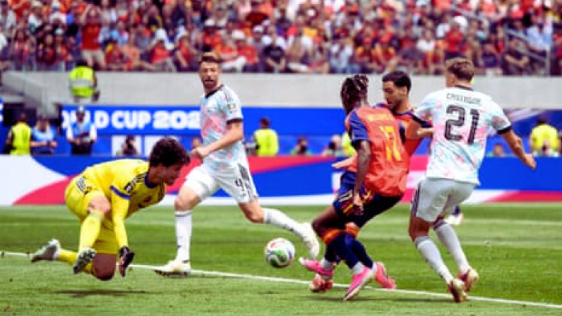 Spain 2-1 Belgium: FIFA World Cup 2026
