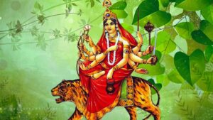 Today Is The Third Day Of Navaratri And Goddess Chandraghanta Is Being Worshipped